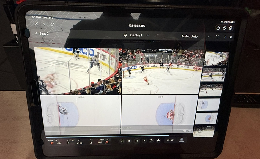 Verizon's NHL Innovation Lab at Prudential Center in Newark