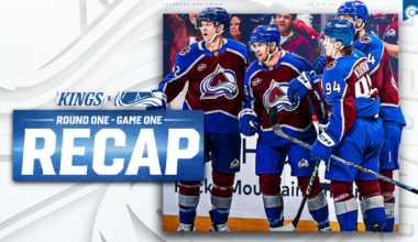 Wedgewood's First Playoff Victory Leads Avs to 2-1 Win Against Kings in Game One