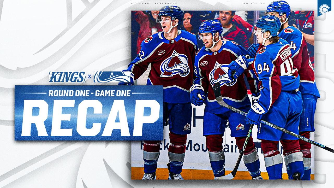 Wedgewood's First Playoff Victory Leads Avs to 2-1 Win Against Kings in Game One