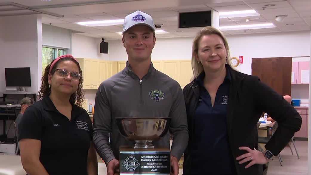 FGCU hockey's Cole Bauman scores national title winner