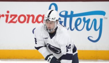 Avalanche sign Penn State University forward