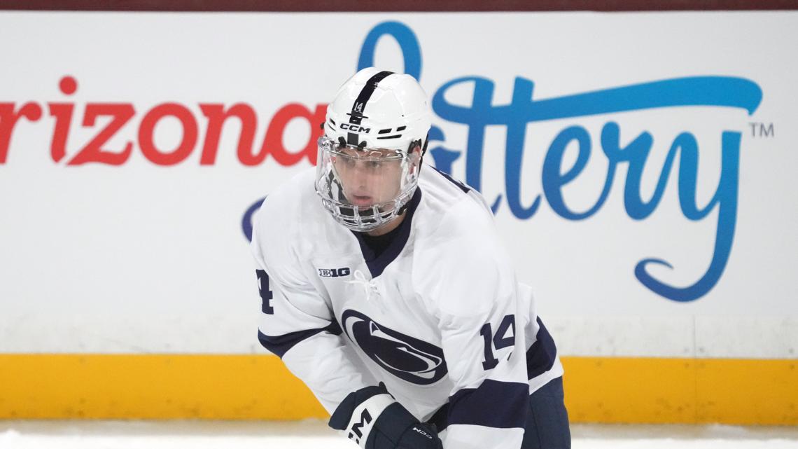 Avalanche sign Penn State University forward