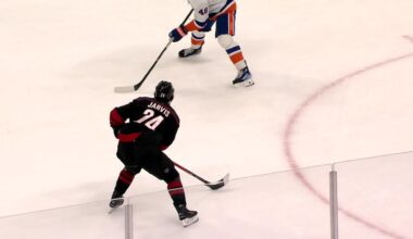 Jarvis scores twice to help the Hurricanes beat the Islanders 4-3