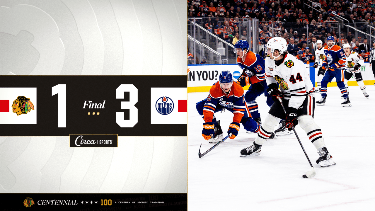 RECAP: Blackhawks Come Up Short Against Oilers