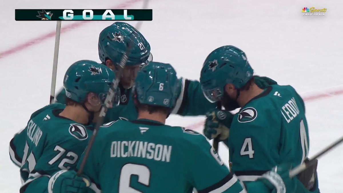 Nick Leddy scores his first goal of NHL season to give Sharks life vs. Predators