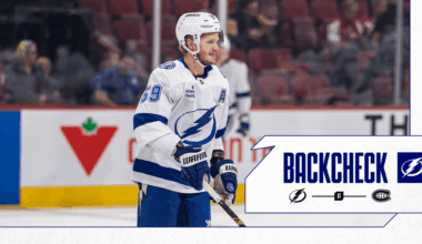 The Backcheck: Bolts, Canadiens trade late goals in emotional 2-1 loss for Lightning