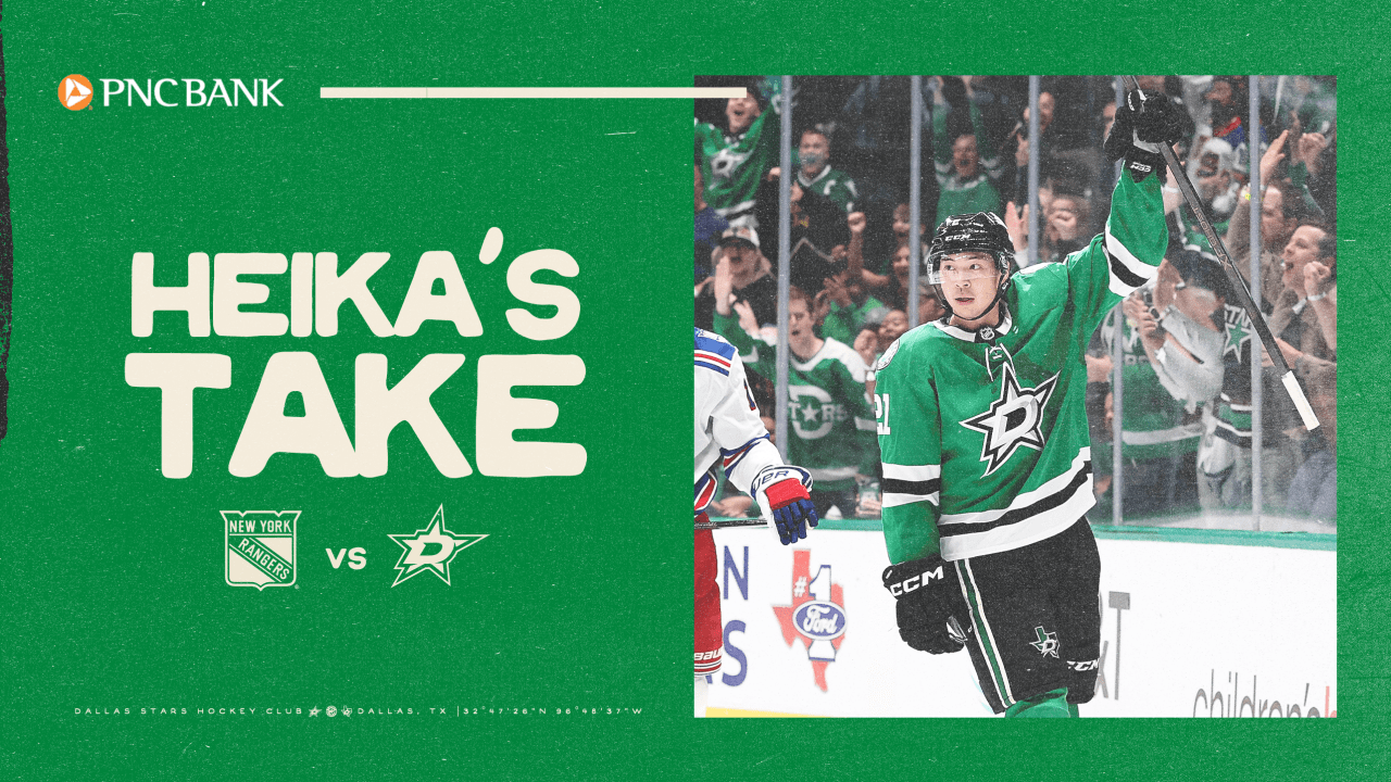 Heika’s Take: Stars wrap up regular season home slate with stingy shutout win over Rangers