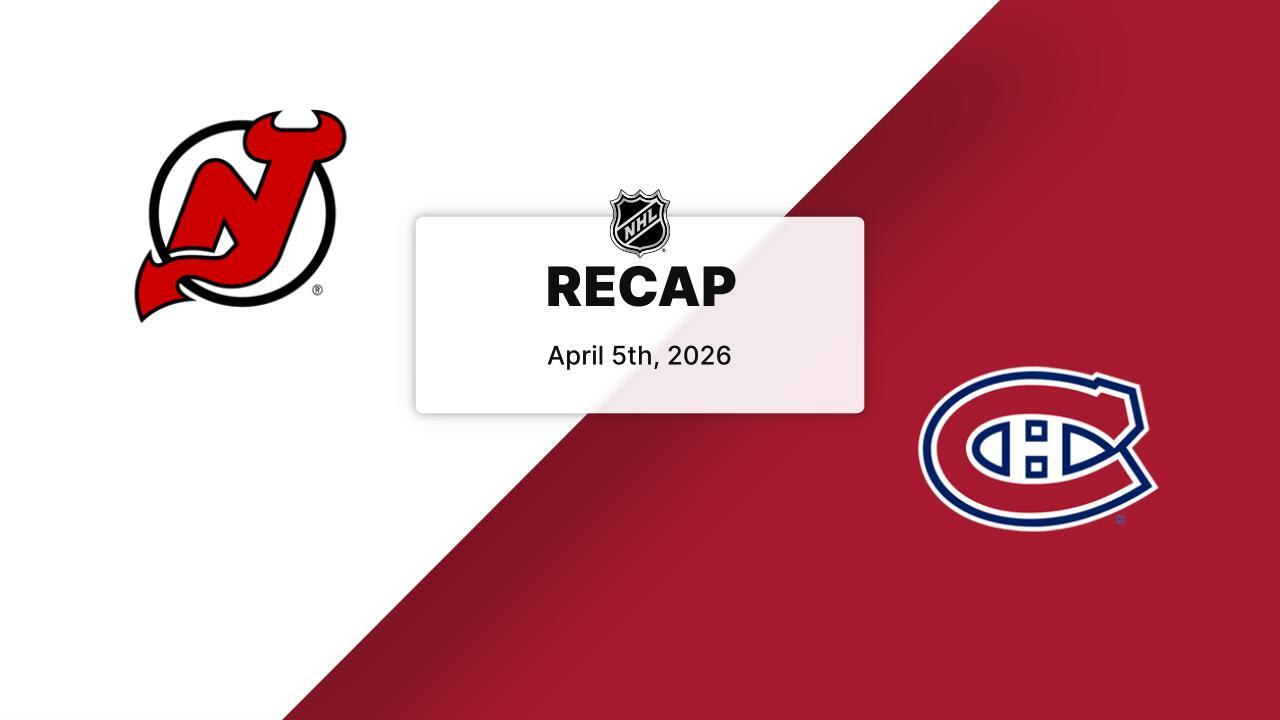 Devils 3, Canadiens 0 | HIGHLIGHTS