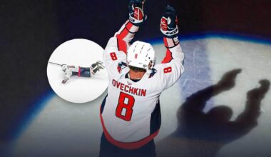Alex Ovechkin scored his 895th career goal and broke the NHL goals record one year ago today
