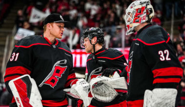 Hurricanes don't name Andersen or Bussi as starting goalie for Game 1 vs. Senators