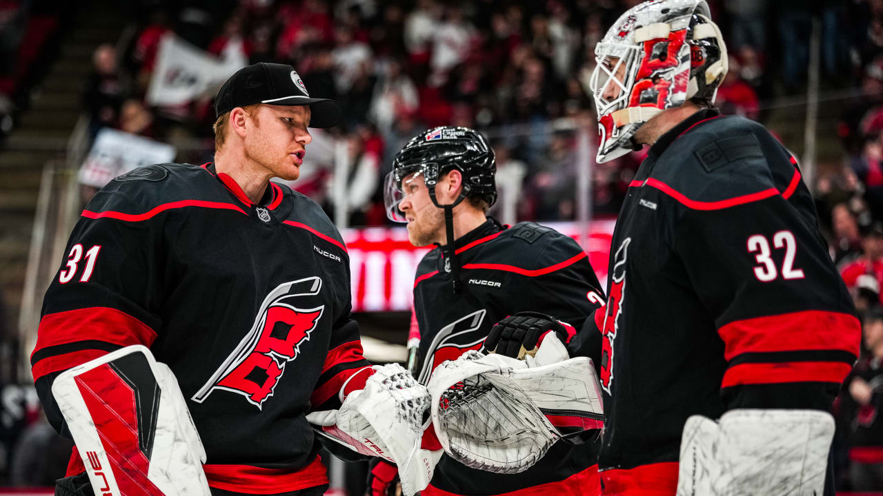 Hurricanes don't name Andersen or Bussi as starting goalie for Game 1 vs. Senators