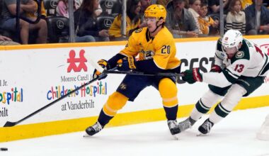 Stamkos leads Predators past Wild 2-1, locking Minnesota into the West's third seed