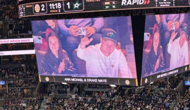 Boston Bruins Fans Erupt as Pats' Drake Maye Appears at TD Garden