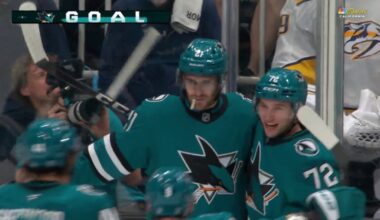 Alexander Wennberg scores early in third period to tie up Sharks-Predators