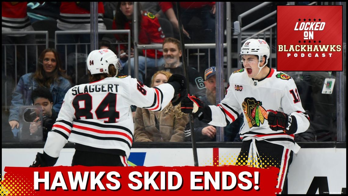 Boisvert's 1st NHL Goal Helps Blackhawks Beat Kraken | Preview vs. Celebrini & Sharks