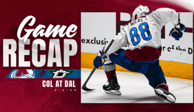 Wedgewood's Shutout, Goals from Necas and MacKinnon Lead Avalanche Past Stars 2-0