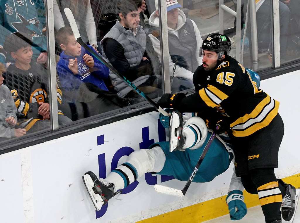 Bruins notebook: Jonathan Aspirot continues to make contributions