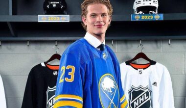 Sabres sign big right handed shooting defenseman