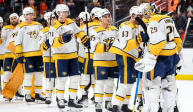 Annunen Makes 43 Saves to Lead Preds to Shutout Victory Over Ducks