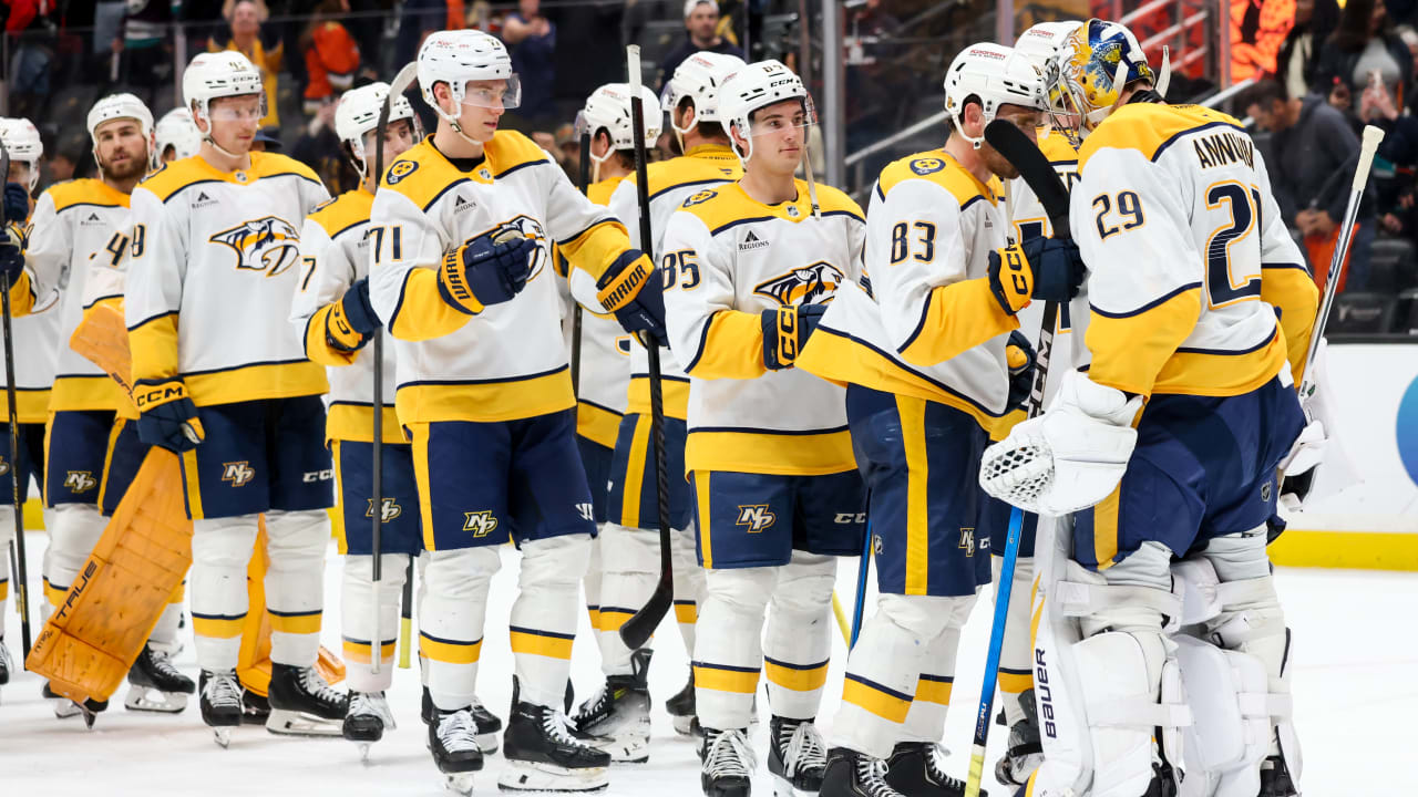Annunen Makes 43 Saves to Lead Preds to Shutout Victory Over Ducks