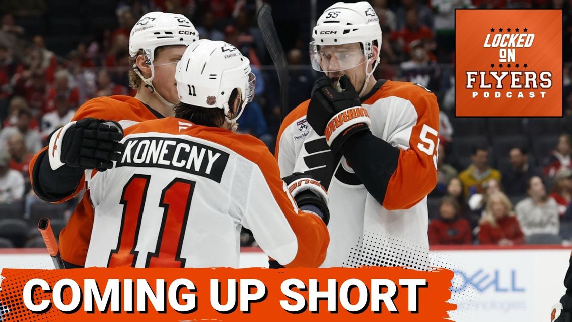 The Philadelphia Flyers can’t get it done vs the Washington Capitals in Porter Martone’s debut