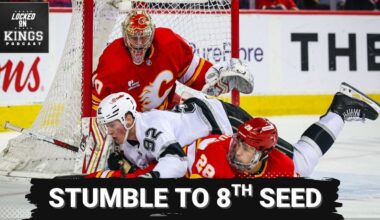 LA Kings' Playoff Path FINALIZED, loss to Flames disappointing but meaningless. Kings vs Avs SET