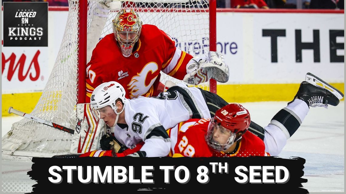 LA Kings' Playoff Path FINALIZED, loss to Flames disappointing but meaningless. Kings vs Avs SET