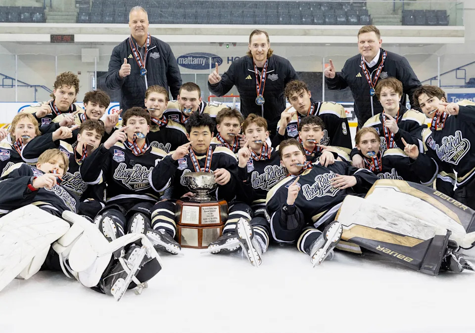 For the first time in OHL Cup history, an American-based team has come away as champions as Detroit Honeybaked outlasted the Toronto Jr. Canadiens 3-1 in the final on Sunday in Toronto.