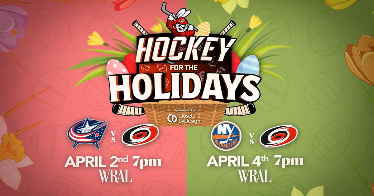 WRAL’s 'Hockey for the Holidays' with the Carolina Hurricanes continues with April matchups :: WRAL.com