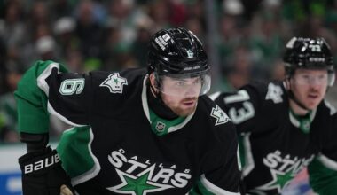 <div>DALLAS, TEXAS - APRIL 18: Mikko Rantanen #96 of the Dallas Stars takes a shot on goal against the Minnesota Wild during the third period of Game One of the First Round of the 2026 Stanley Cup Playoffs at the American Airlines Center on April 18, 2026 in Dallas, Texas. (Photo by Stacy Revere/Getty Images)</div>