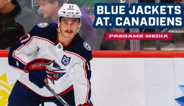Blue Jackets @ Canadiens Pregame Media
