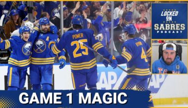 Buffalo Sabres ROAR BACK to win Game 1 over Boston Bruins in all-time night at KeyBank Center