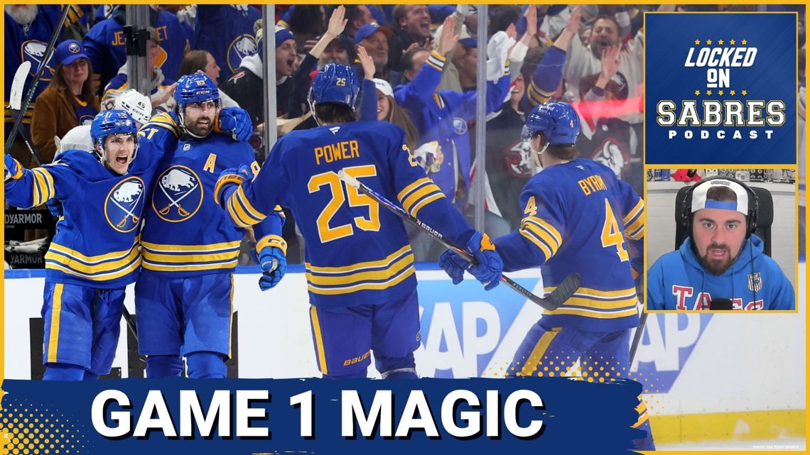 Buffalo Sabres ROAR BACK to win Game 1 over Boston Bruins in all-time night at KeyBank Center