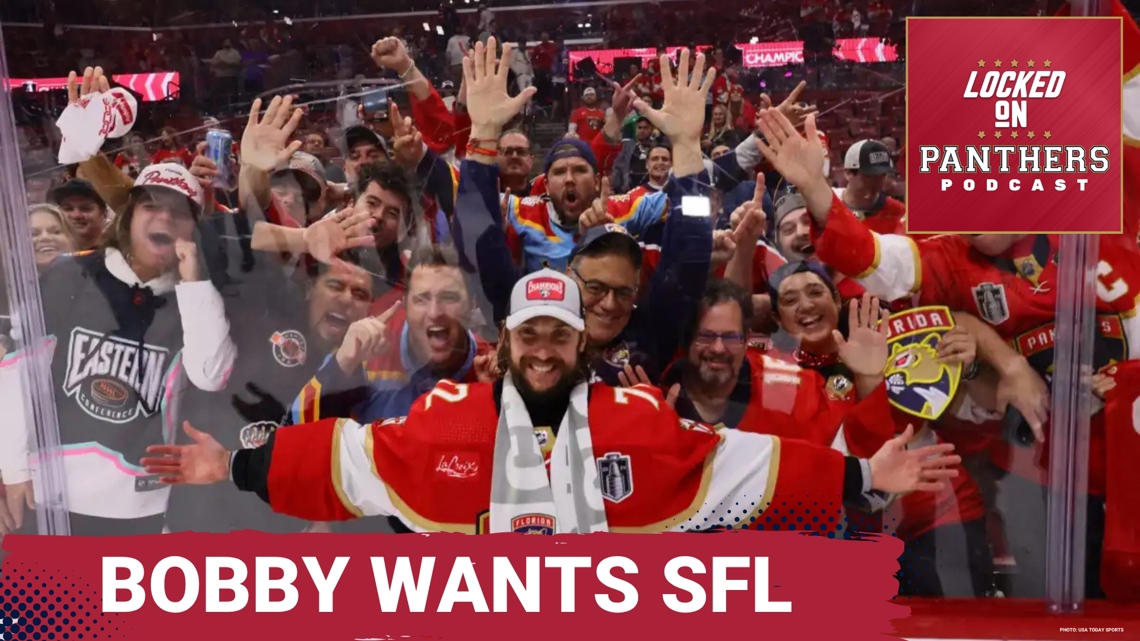 MUTUAL FEELING: Sergei Bobrovsky wants to stay in South Florida, and the Panthers want him back