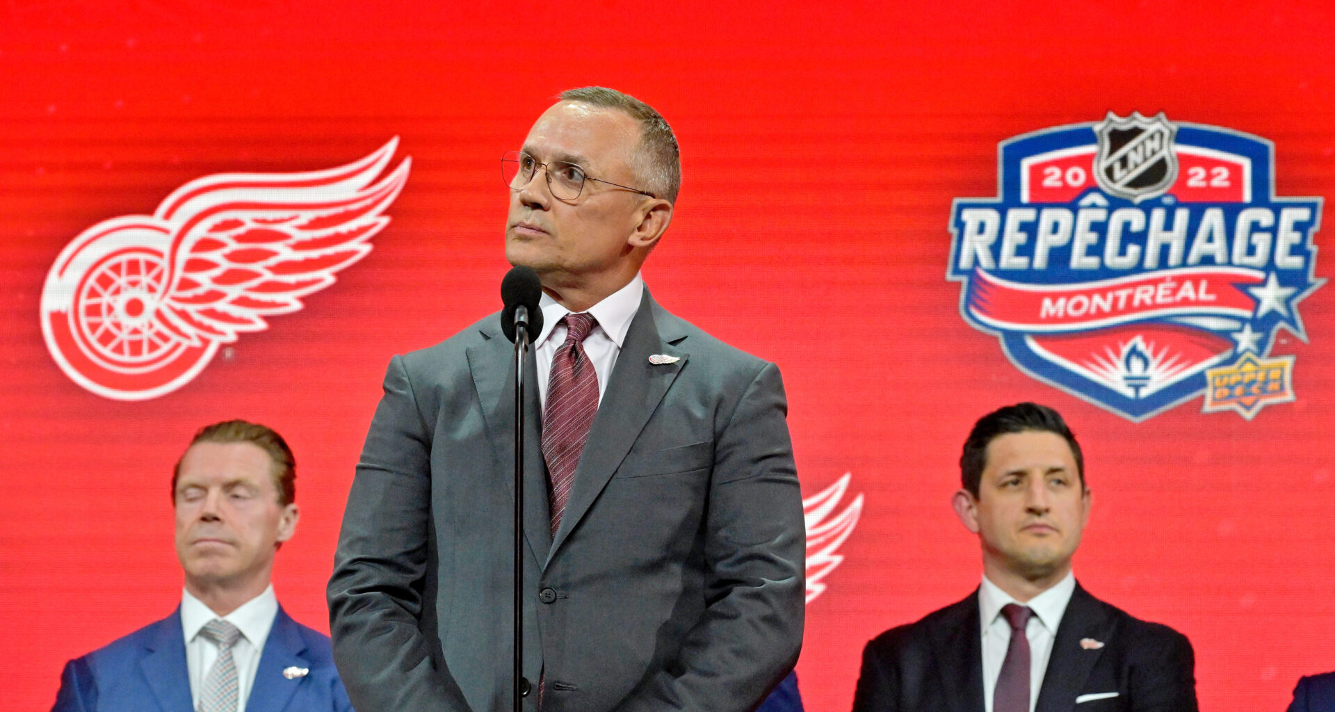 Detroit Red Wings general manager Steve Yzerman at Bell Centre