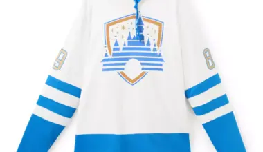 Front of Walt Disney Pictures Hockey Pullover Hoodie.