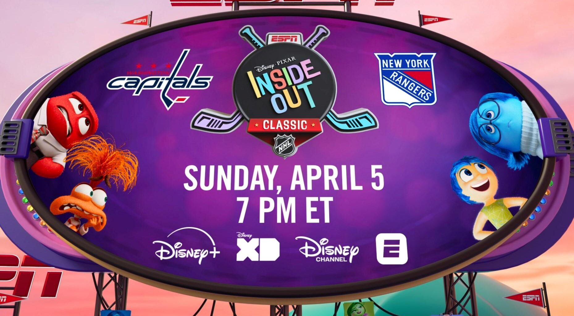 NHL Inside Out Classic: How to watch Capitals vs Rangers
