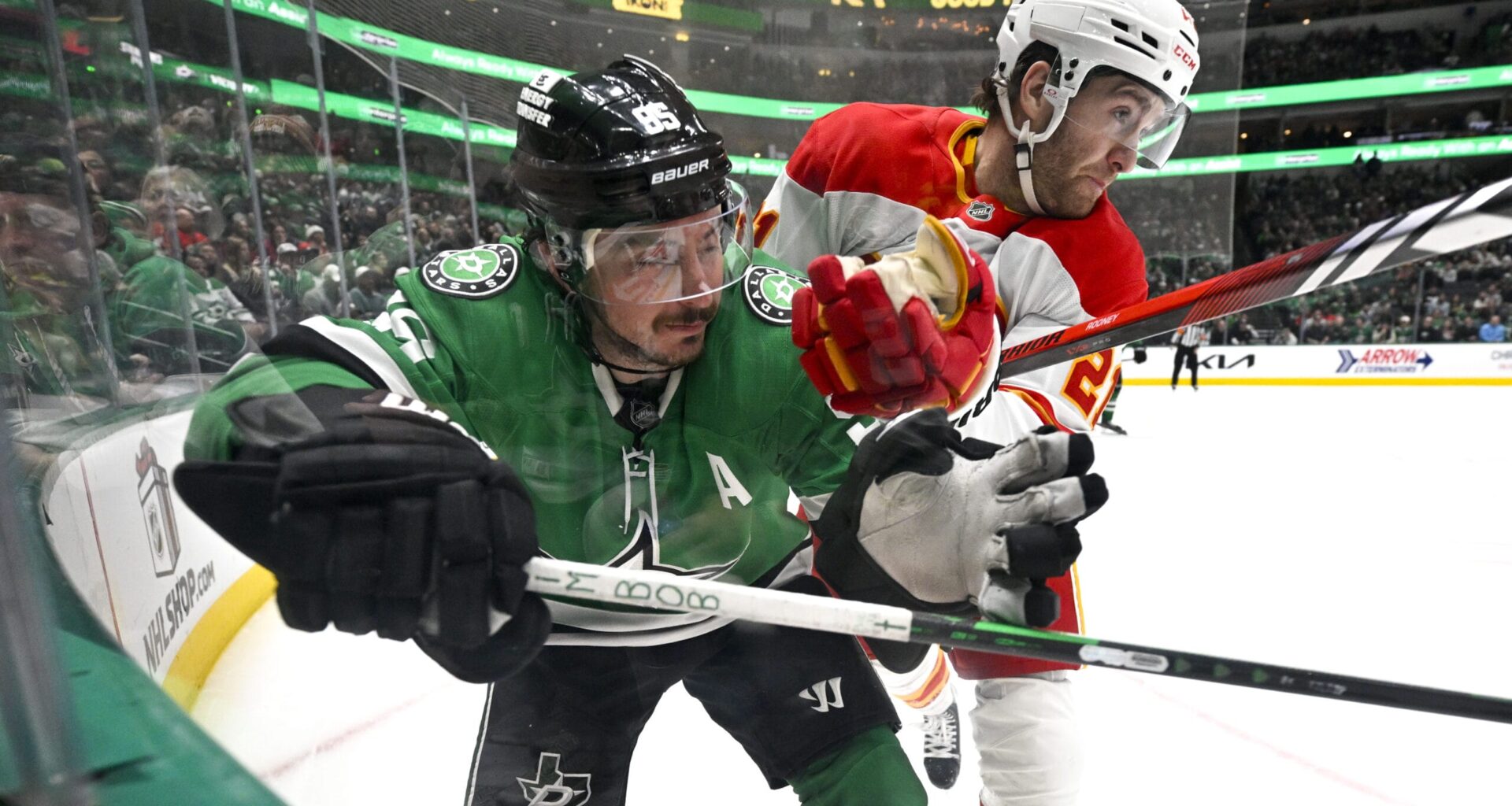 Stars pull off 4-3 OT win against Flames