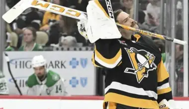 Penguins goaltender Stuart Skinner will wait to worry about the future