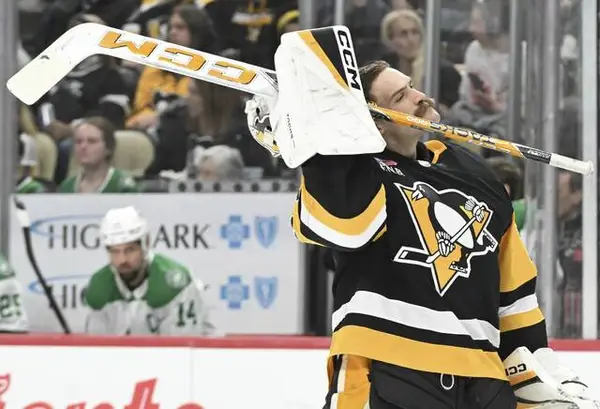 Penguins goaltender Stuart Skinner will wait to worry about the future