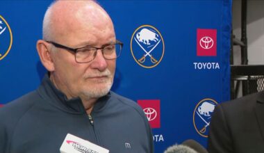 Sabres coach Lindy Ruff speaks ahead of tonight's game