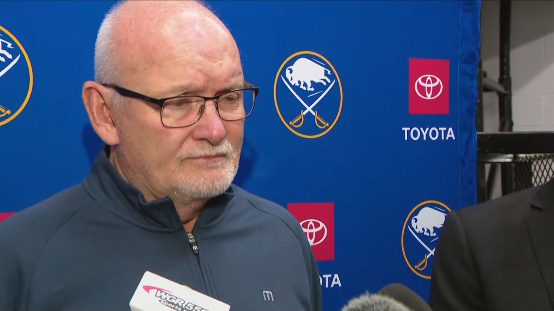 Sabres coach Lindy Ruff speaks ahead of tonight's game