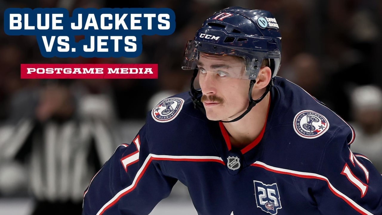 Blue Jackets vs. Jets | Postgame Media