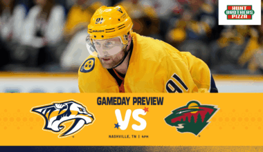 GAME DAY: Wild vs. Preds, April 11