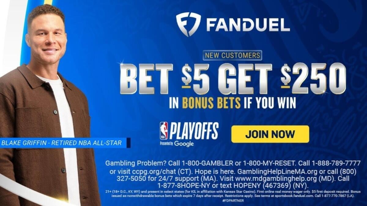 FanDuel promo code: Get $250 in bonus bets for Penguins-Flyers, Suns-Thunder, NBA Playoffs, MLB on Wednesday