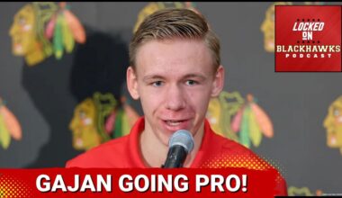Blackhawks Sign Adam Gajan To Entry-Level Contract | Levshunov & Grzelcyk Out For Season