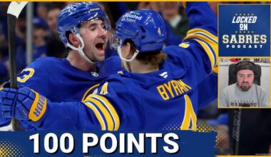 Buffalo Sabres reach ONE HUNDRED POINTS on the season with win over the New York Islanders