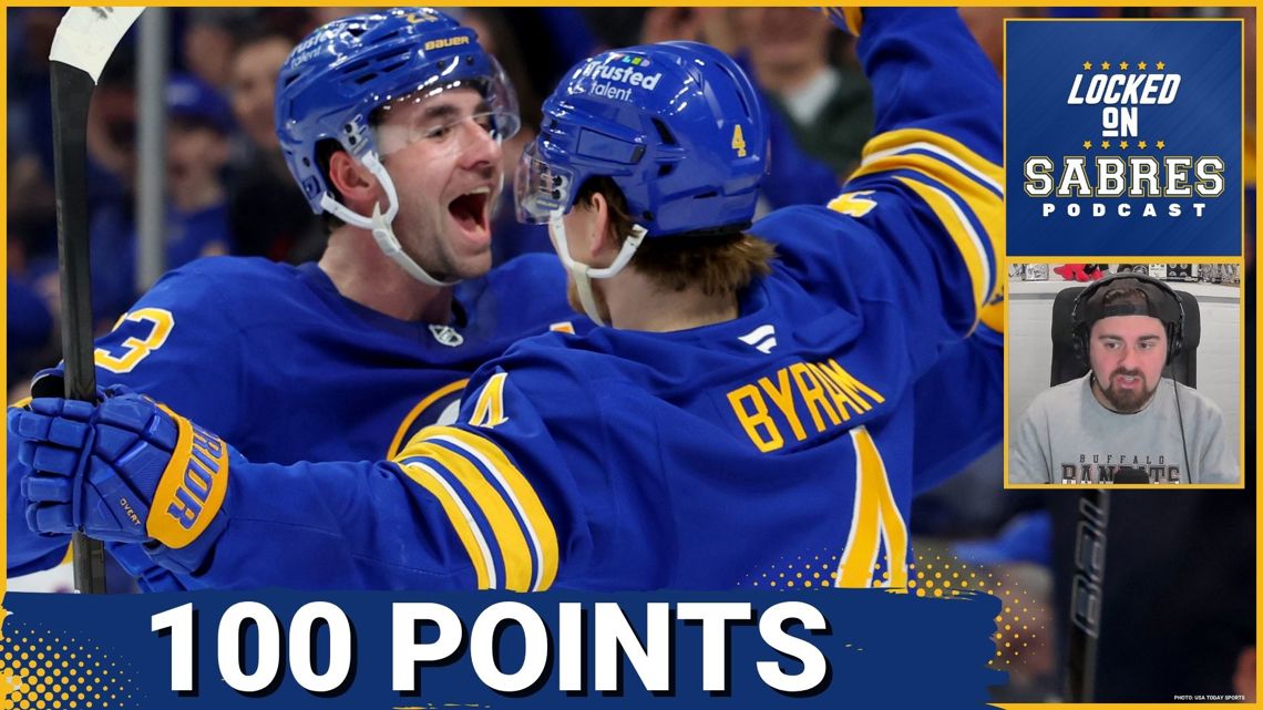 Buffalo Sabres reach ONE HUNDRED POINTS on the season with win over the New York Islanders