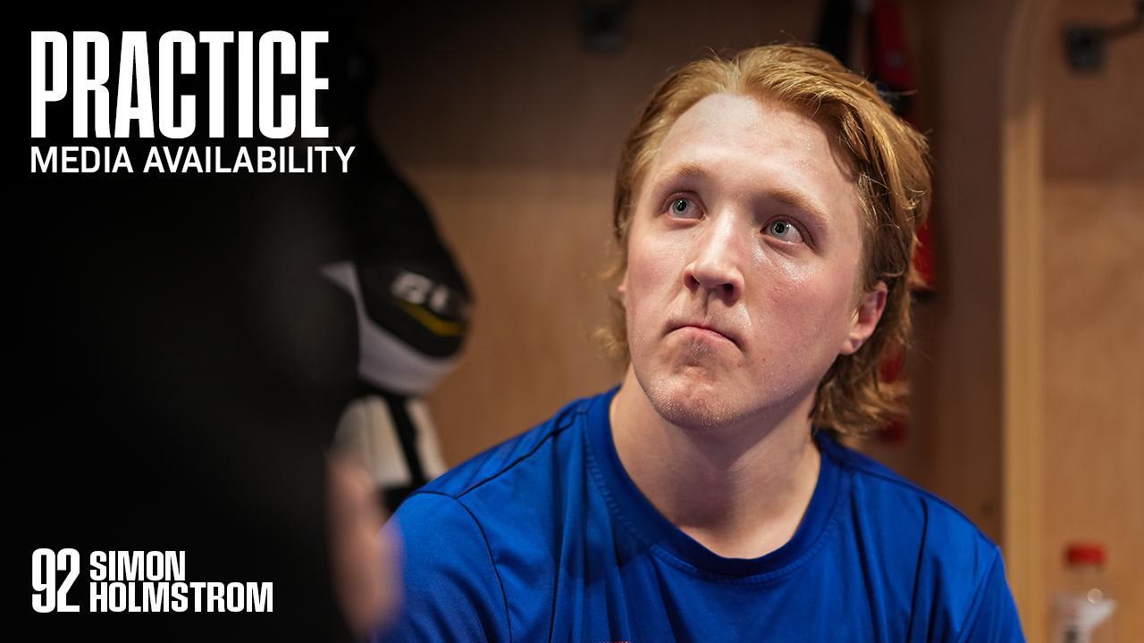 Practice 4/7: Simon Holmstrom | New York Islanders