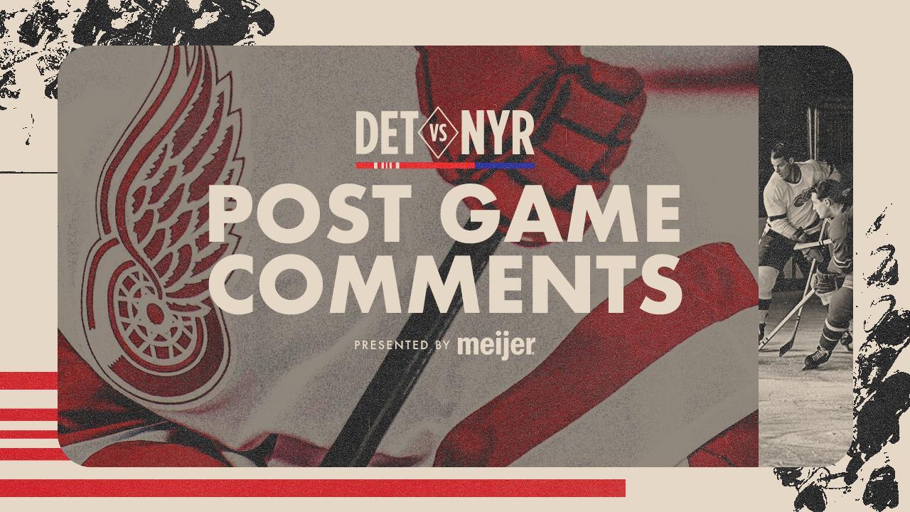 Meijer Postgame Comments 4/04/26 | Detroit Red Wings